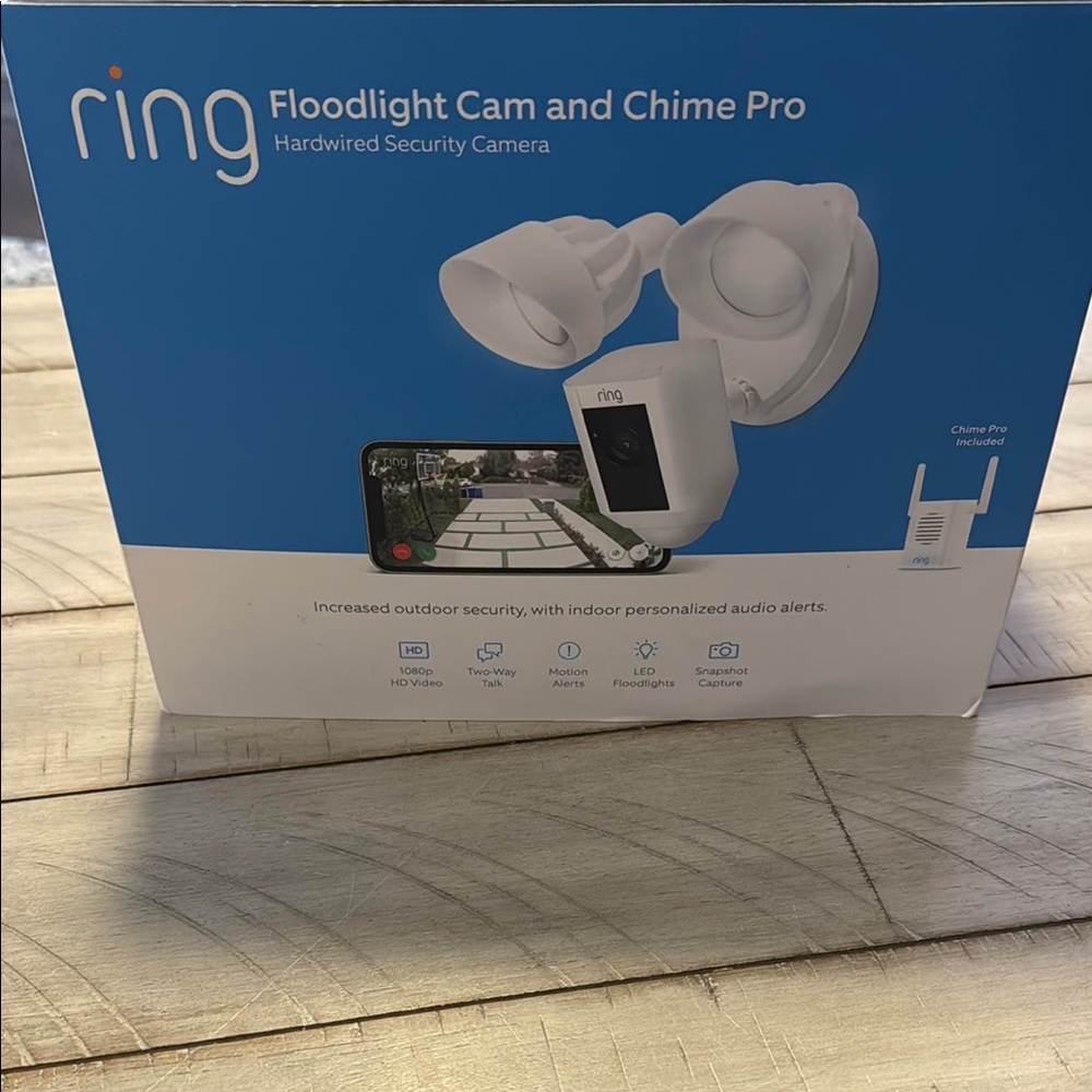 Ring Floodlight Cam and Chime Pro